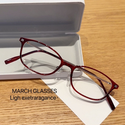 TR90超轻书呆子小方框眼镜可配近视女素颜神器方圆脸适合眼睛镜架