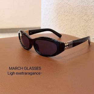 未来感茶色弧形护目镜墨镜女高级感发箍太阳眼镜骑行防风防紫外线