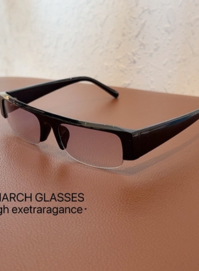 2026新款潮牌小框眉毛太阳眼镜男女款防紫外线太阳镜墨镜高级感潮