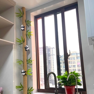 森系改造燃气管道遮挡装饰天然气管厨房创意美化阳台下水管麻绳装