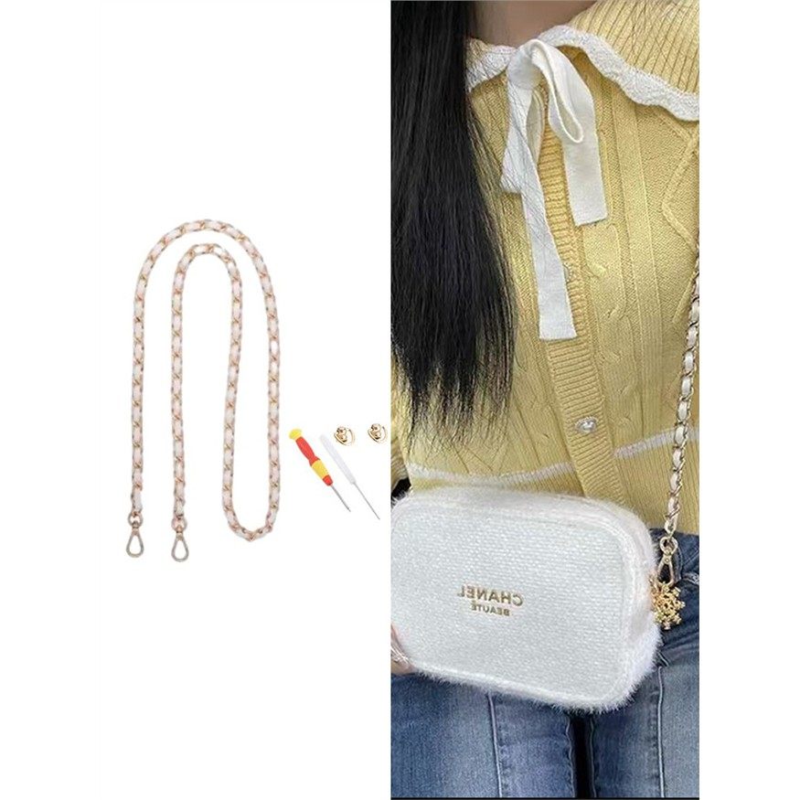 JIC适用于chanel香奈儿圣诞节化妆包炼配件改造肩带diy炼条珍珠炼,服饰配件/皮带/帽子/围巾,包带,淘宝优惠券,粉丝福利购,淘宝优惠卷