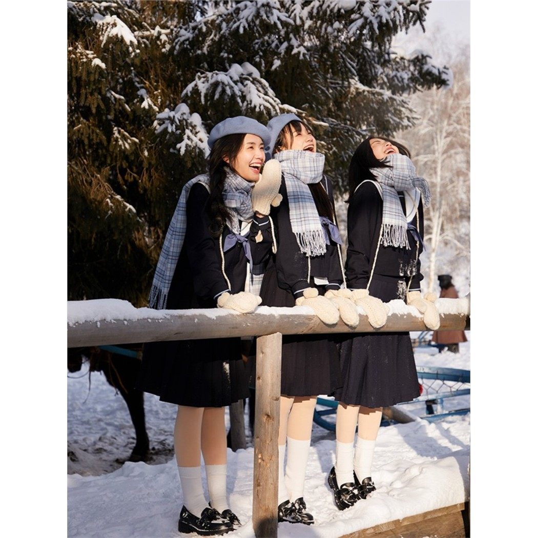 中牌制服馆明泉女子原创水手服中间服纯色裙JK制服秋季校园基础款,女装/女士精品,学生校服,淘宝优惠券,粉丝福利购,淘宝优惠卷