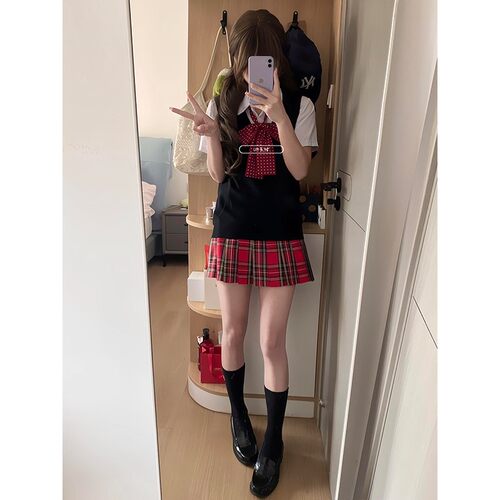 JIC小辣椒原创JK制服针织