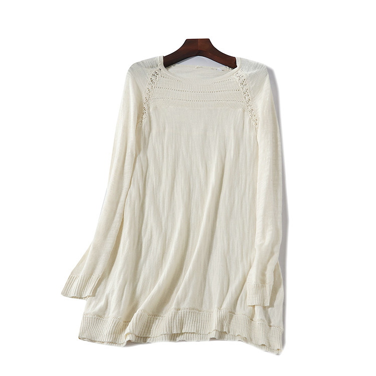 L32  秋季新款外貿女裝韓版百搭時尚薄款長袖針織白色上次白菜價在類目 女裝/女士精品, 毛衣中 - 來自Buy2taobao.com提供專業的淘寶代購服務