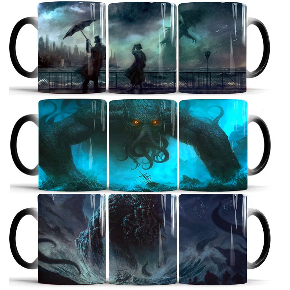 克苏鲁杯子克苏鲁神话个性变色马