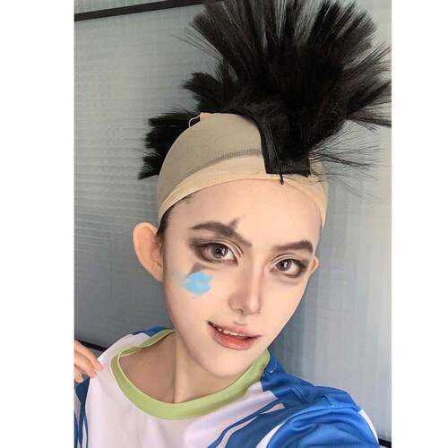 马可波罗绿茵激情cos假发