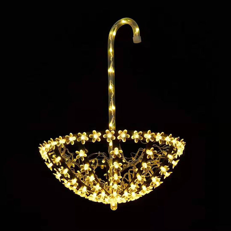 雨伞彩灯LED伞形挂树灯户外防水雨伞造型装饰街道景观装饰夜景灯,家居饰品,户外/庭院摆件,淘宝优惠券,粉丝福利购,淘宝优惠卷