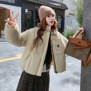 6185 现货主推 显瘦简约加厚羽绒服外套2B237 新款 P215K318 冬季