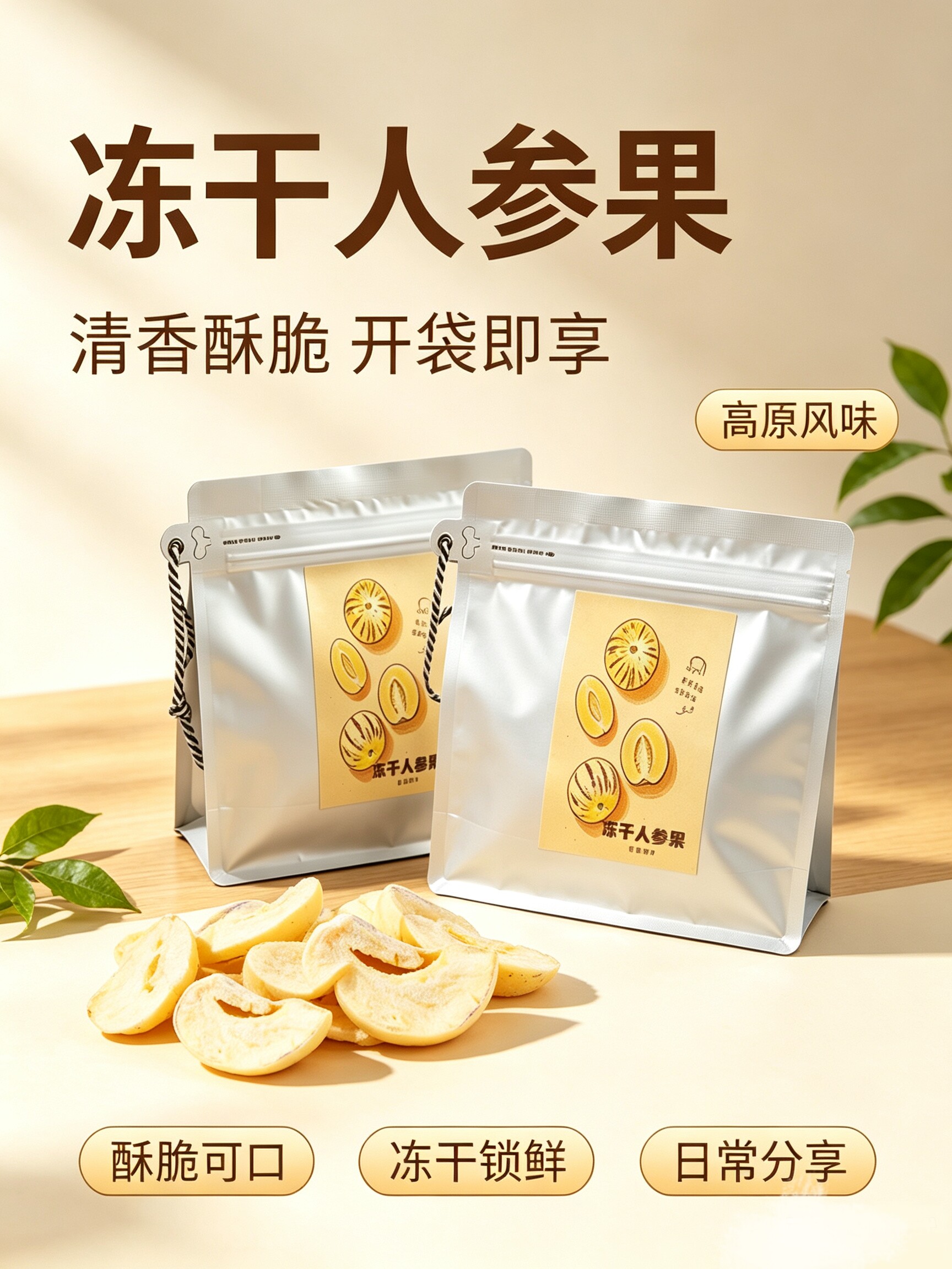 冻干人参果大粒无添加无蔗糖