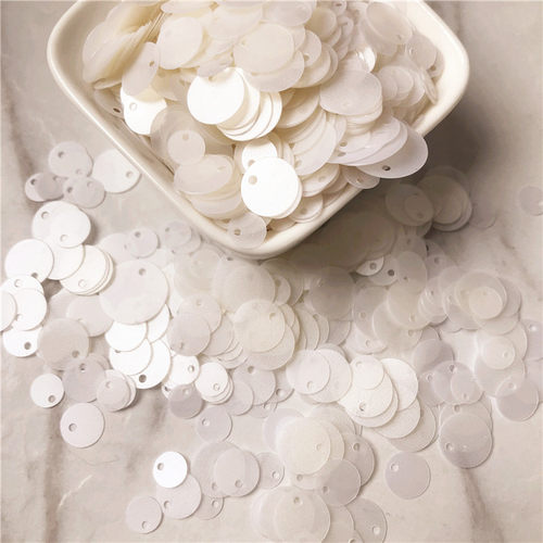 包邮哑光奶白色圆形吊片配饰辅料