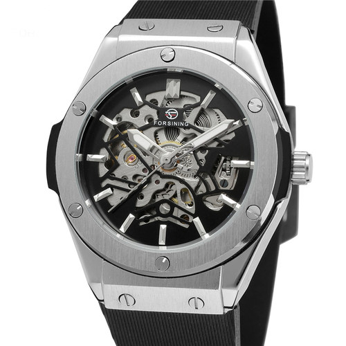 富西尼运动镂空陀飞轮自动机械表