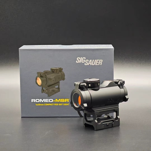 金属sig罗密欧msr观察小型红点望远镜单桶一倍弹弓望远镜金属收藏