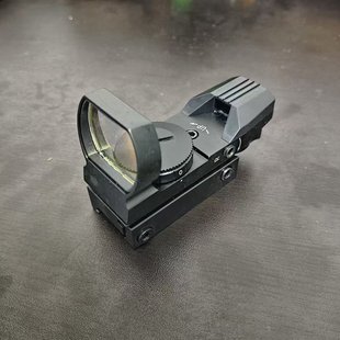 全金hd1x22光学全息弹弓望远镜倍件红绿切换望远镜铝制变化四变点