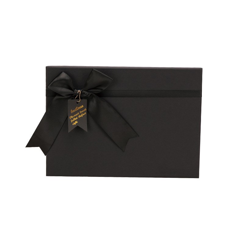 礼品盒天地盖黑色创意口红香水包装盒伴手礼盒大号生日礼物盒空盒