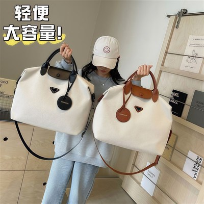 短途旅行包女轻便高颜值手提行李包可上飞机女士外出时尚大容量