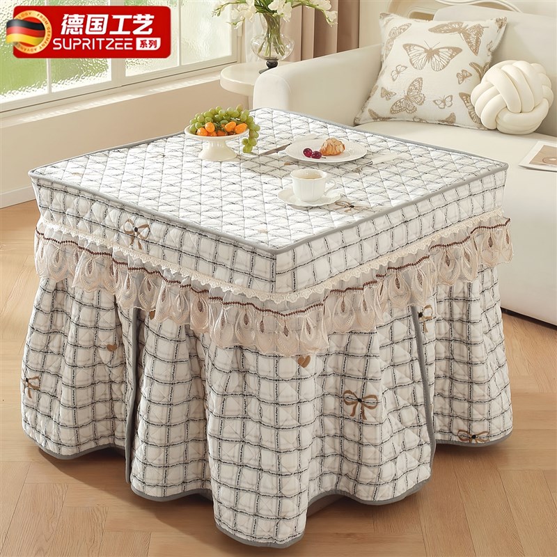 烤火桌子罩套可拆洗烤火被取暖桌罩烤火罩2025新款烤火布家用四方