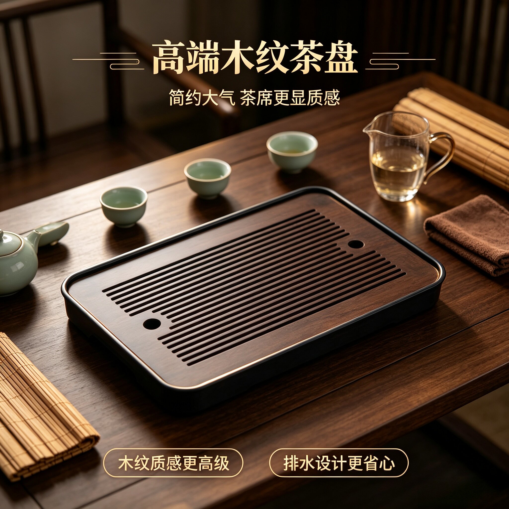 茶盘高端大气上档次家用图片