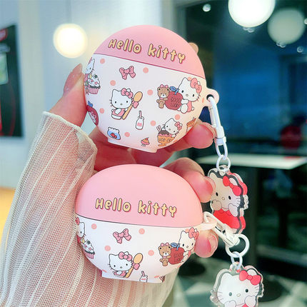 KT猫适用华为freebudspro4保护套freebuds4/4e无线5/5i耳机壳FreeBuds7i新款FreeClip盒6i卡通SE3磨砂pro2+女