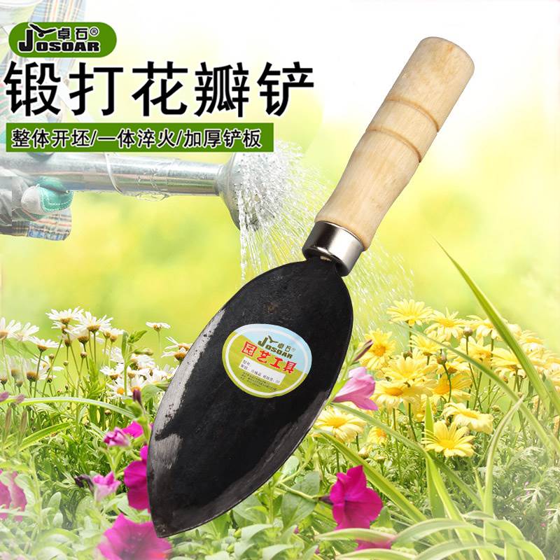 锰钢小铲子种养花挖野菜神器园艺工具专用种菜农用户外挖土小铁锹