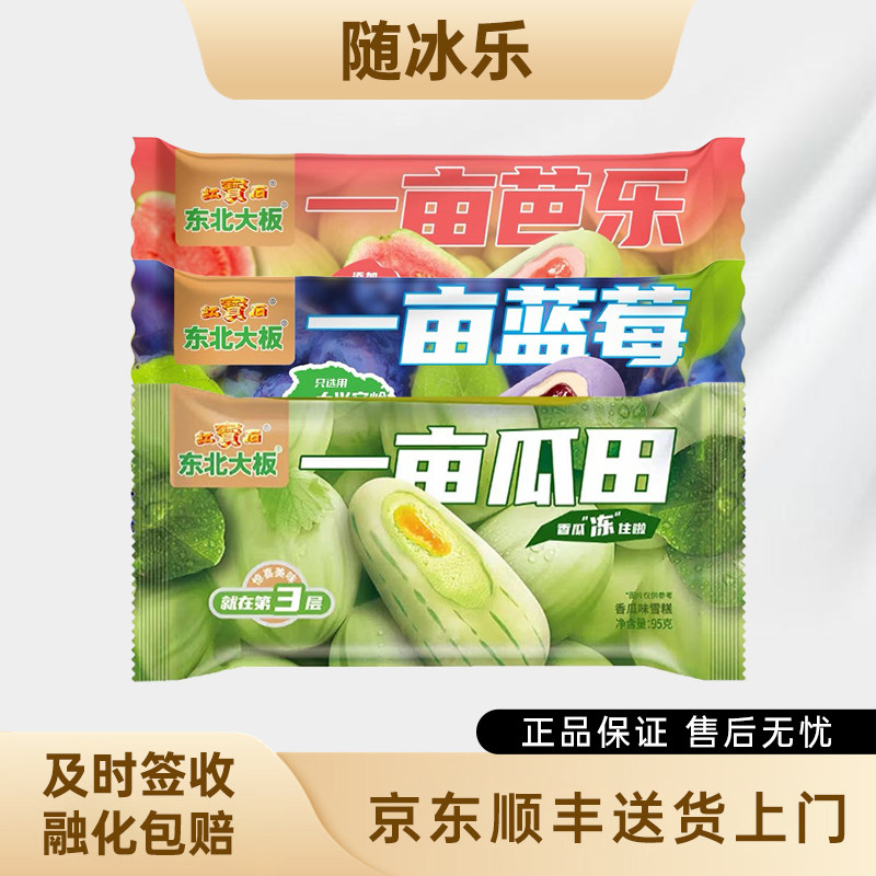 2026新品18支东北大板一亩瓜田冰淇淋芭乐蓝莓香瓜味雪糕冷饮批发