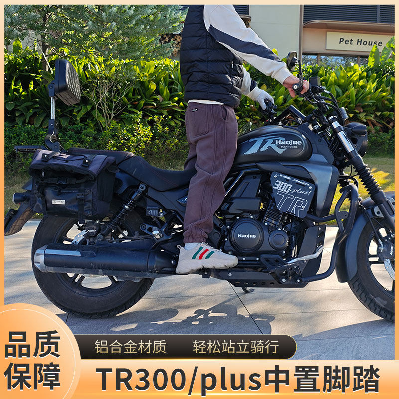 适用豪爵tr300plus中置脚踏