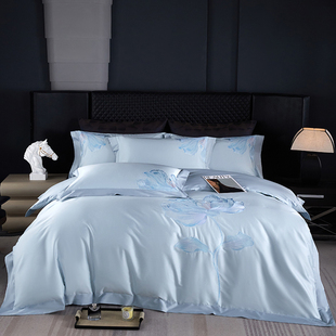 2025年新款长绒棉卡通绣花童趣盎然四件套系列儿童喜爱活泼可爱