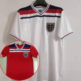 1982年英格兰复古球衣国家队足球服主场客场足球衫可印号BECKHAM