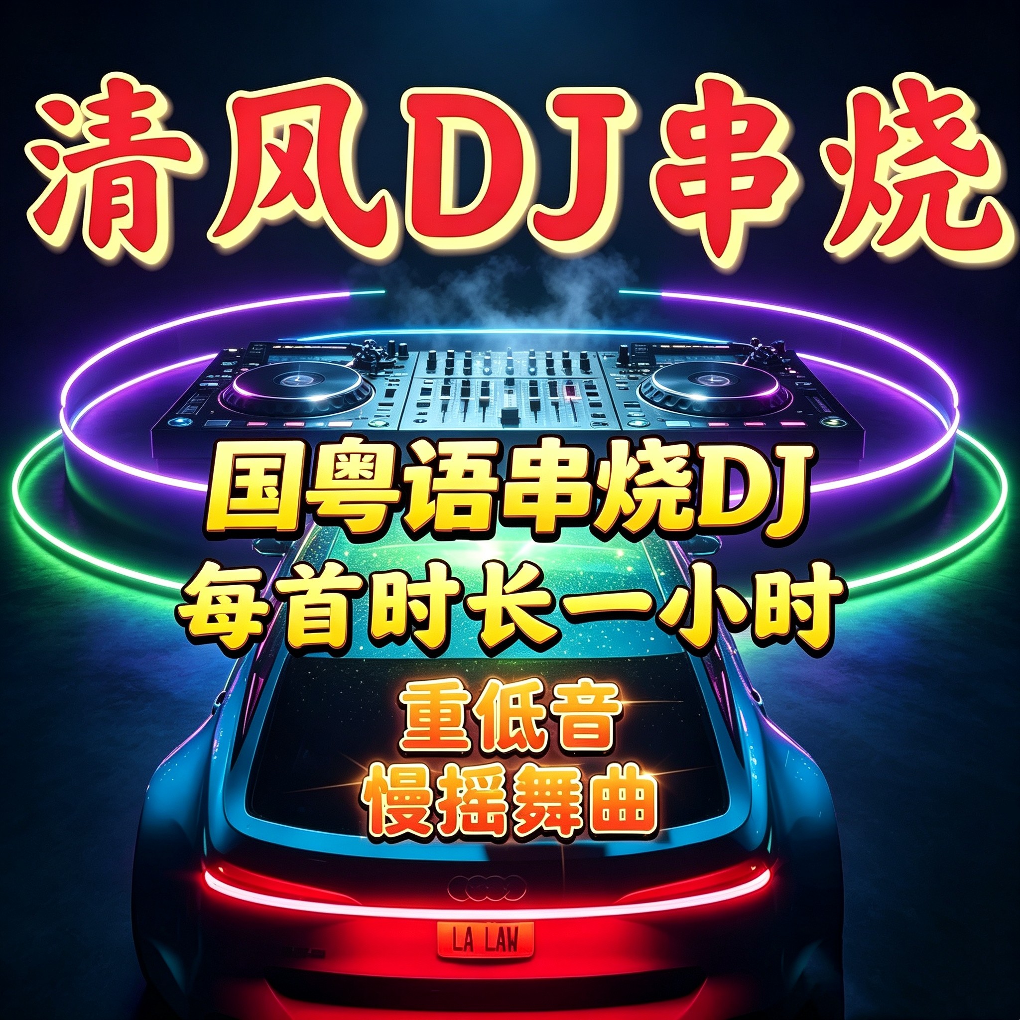 清风DJ高音质慢摇一小时串烧U盘