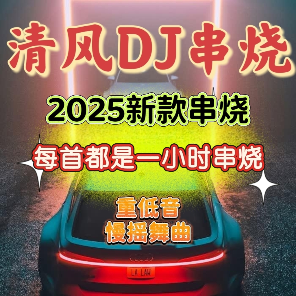 2025清风DJ UU USB盘无损音质车载U盘重低慢摇串烧高音质无广告语