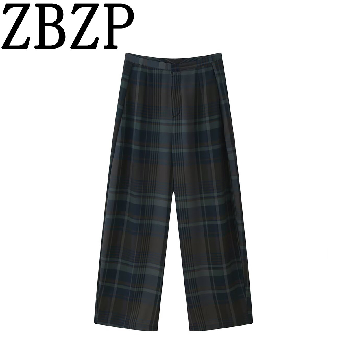 ZA 春季新品 ZR女装 欧美风外贸 时尚气质潮流格子气球裤 9573875,女装/女士精品,休闲裤,淘宝优惠券,粉丝福利购,淘宝优惠卷