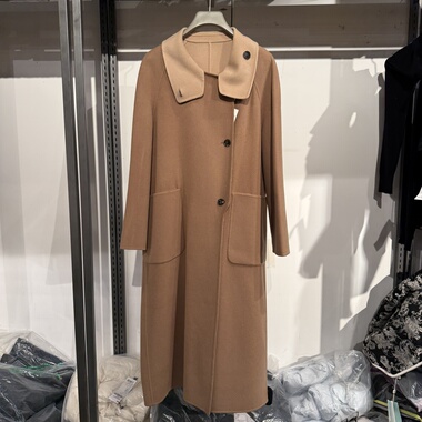 【彩】家专柜正品24冬女双面呢大衣（可双面穿）11214