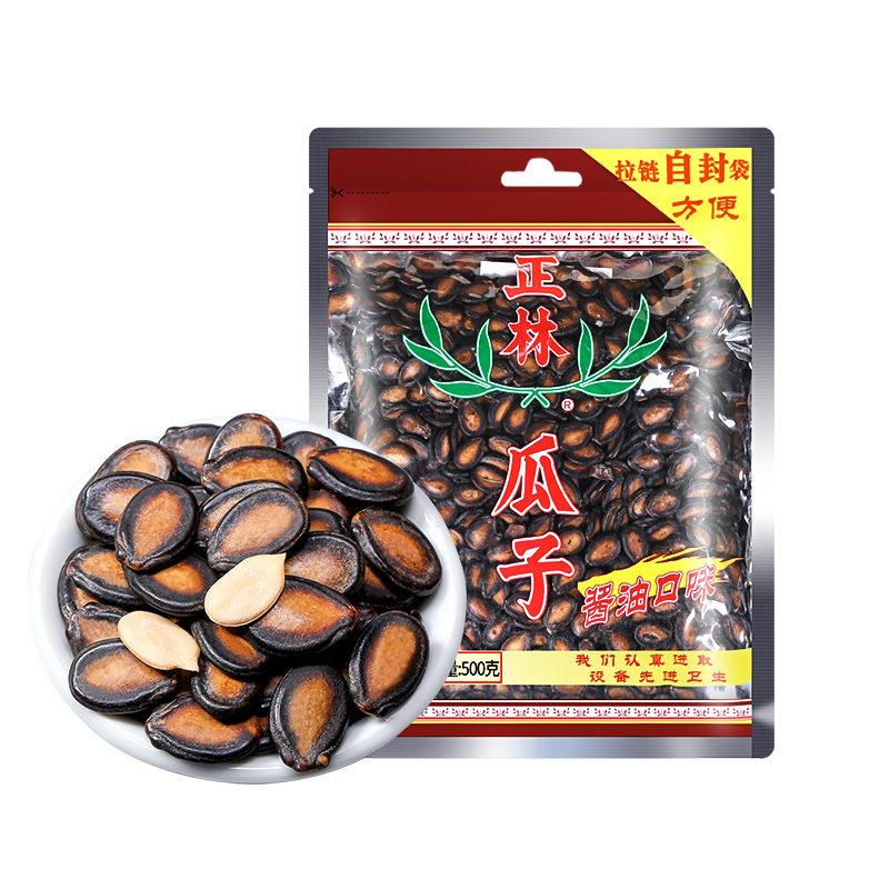 正林酱油味西瓜籽拉链袋装