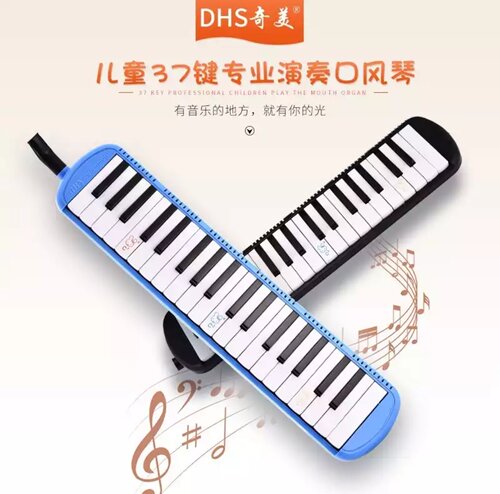 奇美DHS口风琴37键儿童中小学生课堂教学初学男孩女孩专用演奏级
