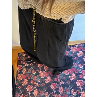 少量现货正品韩代东大门25夏高级感休闲压褶垂感阔腿西装裤配腰带