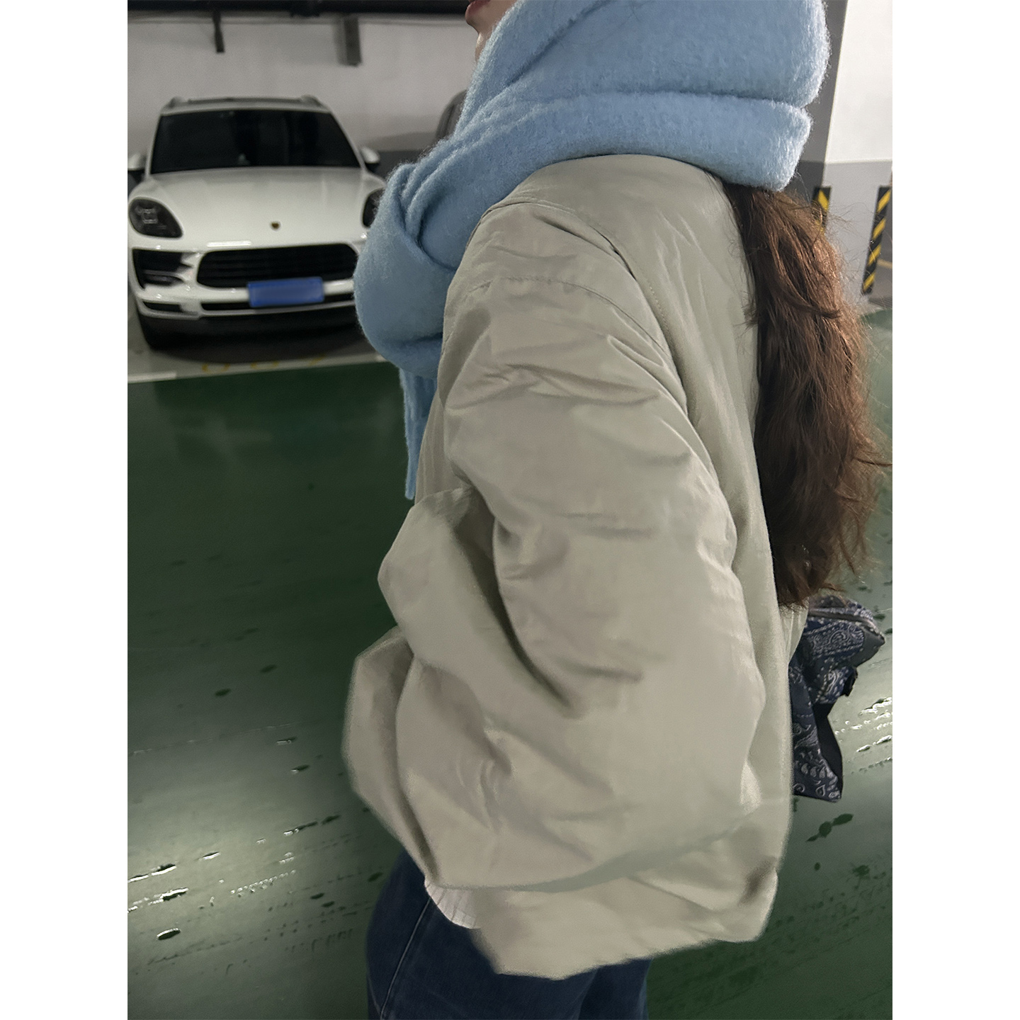 鬼鬼家正品韩代东大门 日系纯色夹棉宽松休闲圆领棉衣单排扣马甲