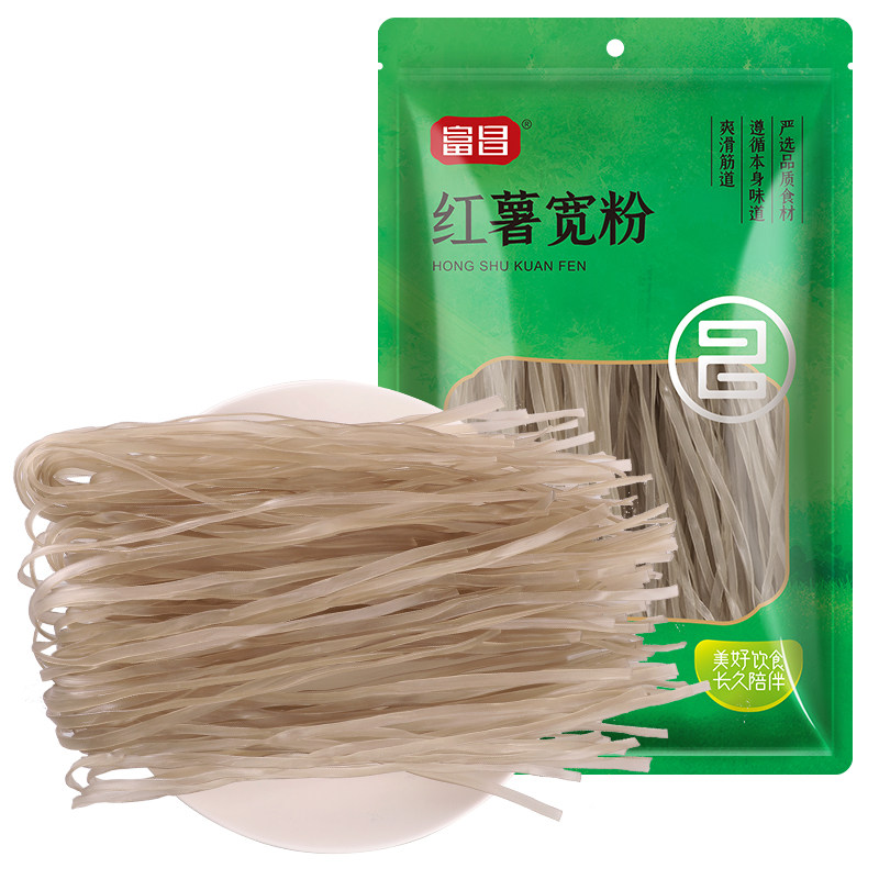 富昌红薯宽粉300g干货特产粉条粉皮火锅酸辣粉凉拌地瓜正宗土特产