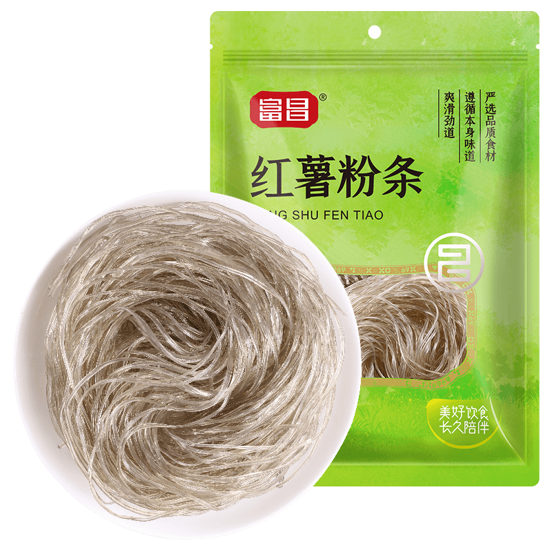 富昌红薯粉条500g正宗酸辣粉粗地瓜粉纯手工河南火锅食材干货特产