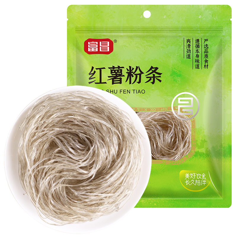 富昌红薯粉条800g正宗酸辣粉粗红薯粉纯工粉条非纯红薯粉火锅食材