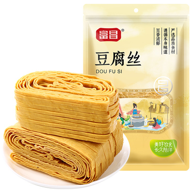 富昌豆腐丝300g*2袋素食豆制品