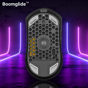 适用于Finalmouse 波塞冬Tenz ULX 2.5D弧边真空镀膜玻璃鼠标脚贴