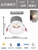 Nvc spotlight white cup [12w warm light 3000k] opening 7.5-8
