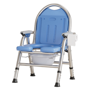 坐便器老人移动马桶家用可折叠厕所孕妇坐便凳便携病人洗澡坐便椅