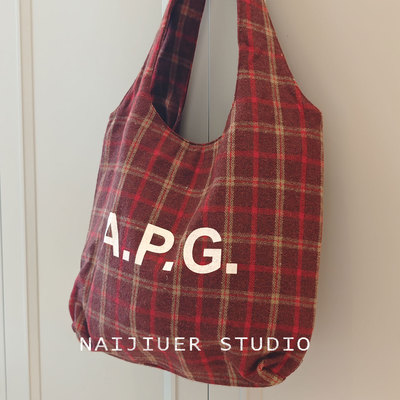 格纹购物袋形慵懒风单根撞色韩版