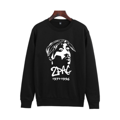 Thug Life纪念2PAC图派克tupac长袖卫衣西海岸west coast秋冬衣服