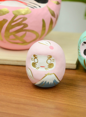 日本进口大门屋达摩摆件