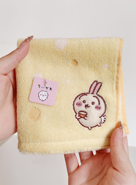 日本进口chiikawa纯棉毛巾小八吉伊乌萨奇卡通手帕柔软舒适家用