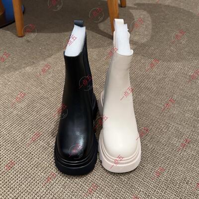 14公分内增高棕色马丁靴