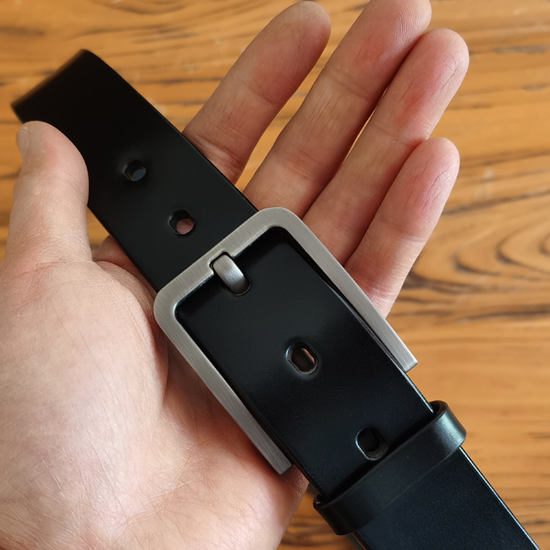 商务皮带真皮进口手工定制