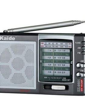 凯迪KK9801全波段两节5号电池校园广播指针式便携收音机