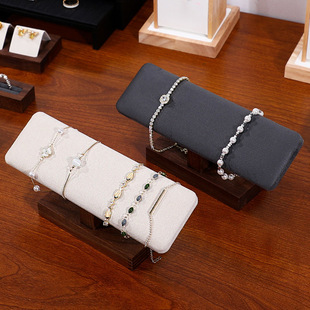 胡桃木色手表手链手串陈列架珠宝柜台展示首饰饰品实木直播摆摊